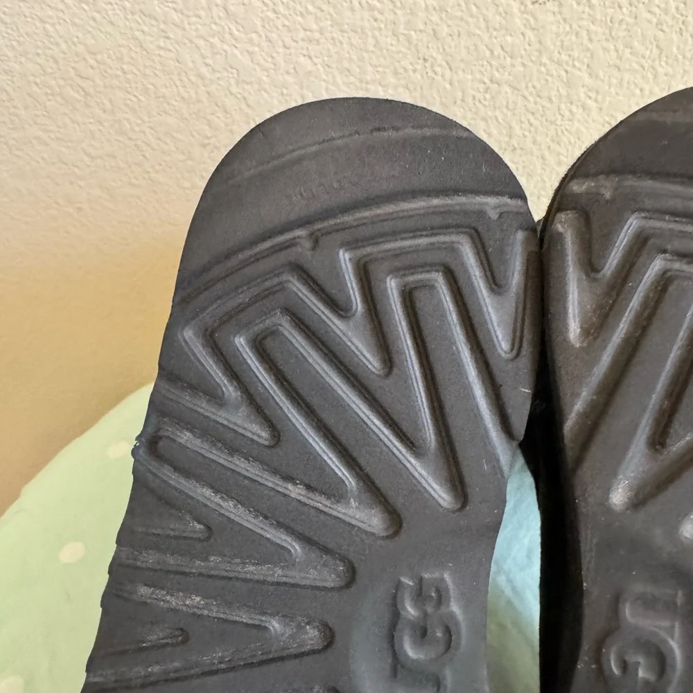 UGG Black Suede Boots Kids size 3